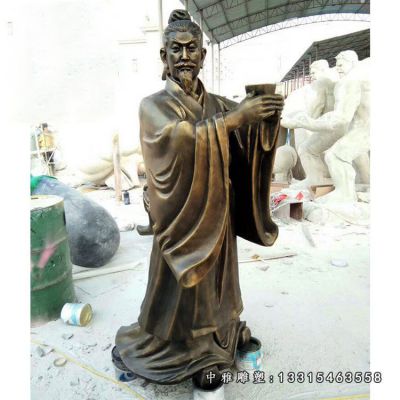 汉高祖铜雕刘邦雕塑