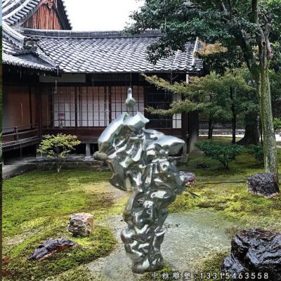 太湖石不锈钢雕塑