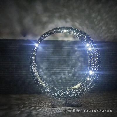 创意圆球不锈钢雕塑