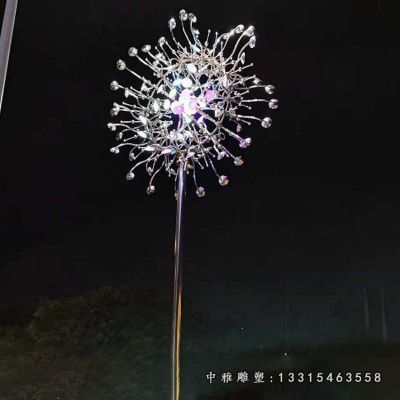 抽象向日葵不锈钢雕塑