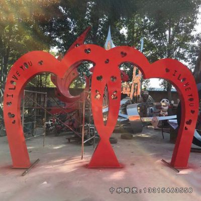 创意拱门不锈钢雕塑