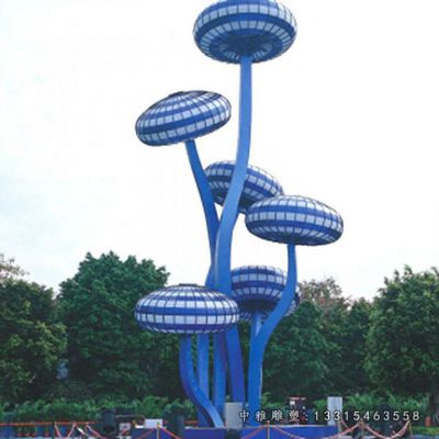大型蘑菇不锈钢雕塑