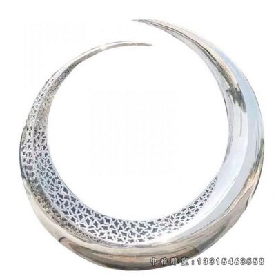 广场不锈钢月亮