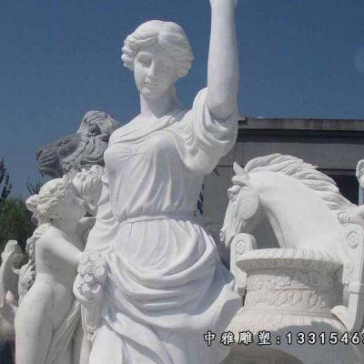 西方人物石雕塑