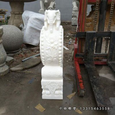宅门大象石雕抱鼓