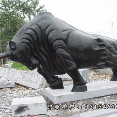 石雕动物牛雕塑