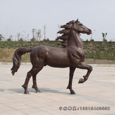 铜雕草原马雕塑
