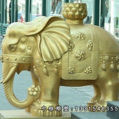 吉祥如意大象铜雕雕塑