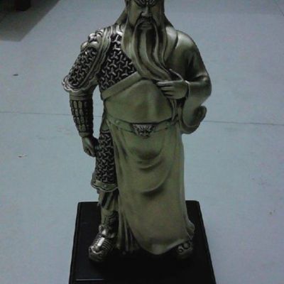 古代人物关公铜雕