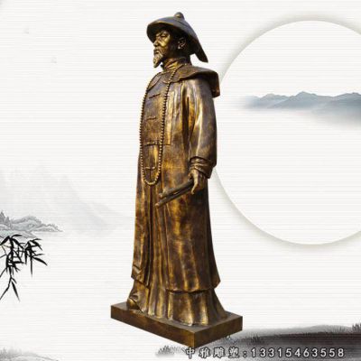 广场铜雕林则徐