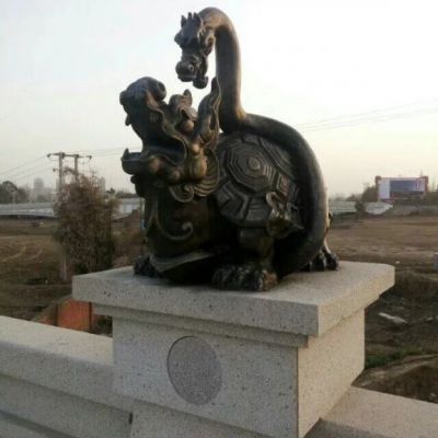 神兽龙龟铜雕