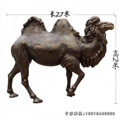 沙漠骆驼铜雕摆件