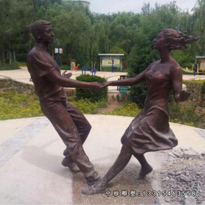 跳舞人物铜雕雕塑