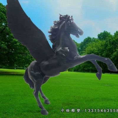 十二生肖铜雕马