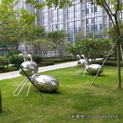 蚂蚁动物不锈钢雕塑
