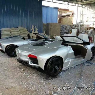 广场车模不锈钢雕塑