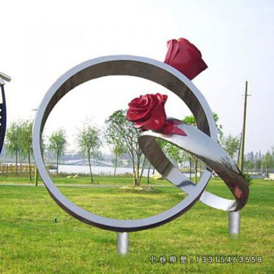 戒指不锈钢雕塑