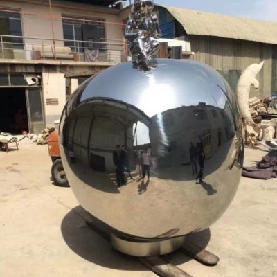 不锈钢公园苹果