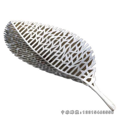 树叶景观不锈钢雕塑