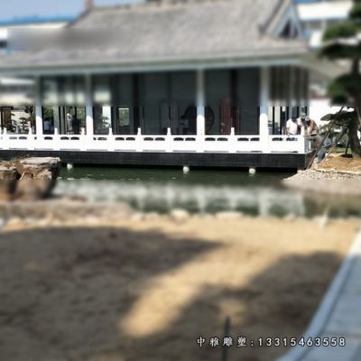 汉白玉栏杆石雕