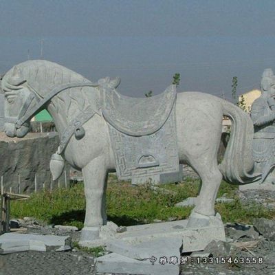 动物马石雕雕塑
