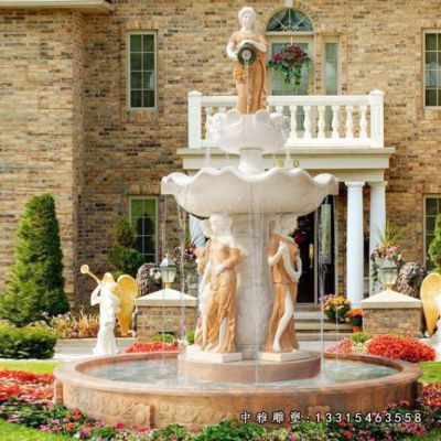 别墅石雕喷泉