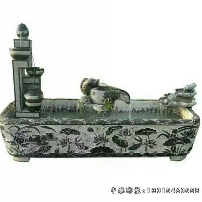 庭院石雕流水池