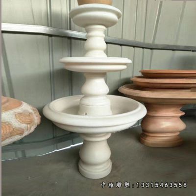 石雕三层风水球雕塑