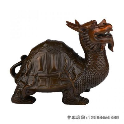 铜雕动物龙龟雕塑