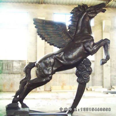 飞马铜雕动物
