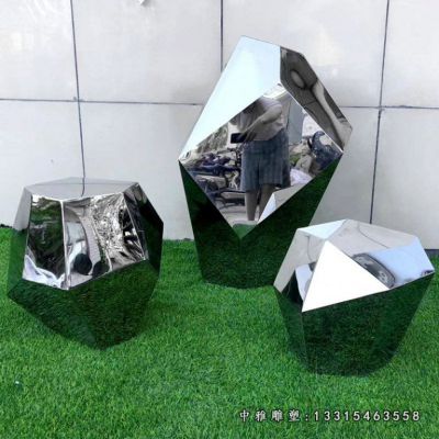 园林景观石不锈钢摆件