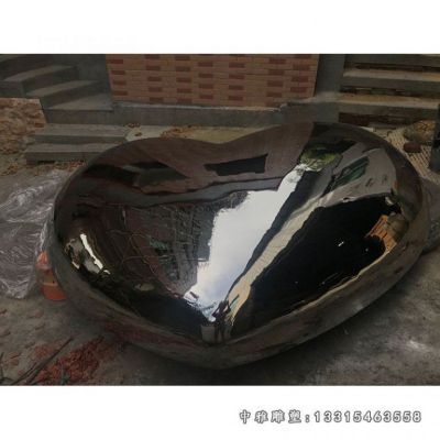 镜面爱心不锈钢雕塑