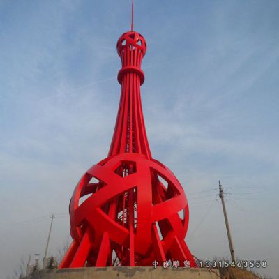 不锈钢大型避雷针雕塑