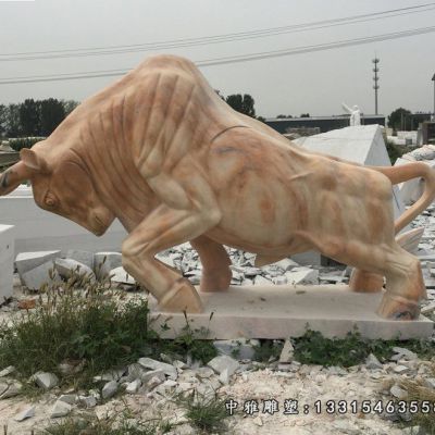 动物犀牛石雕塑