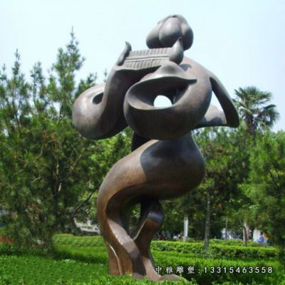 抽象人物铜雕雕塑