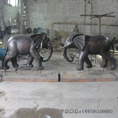 大象动物铜雕