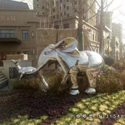 不锈钢卷鼻大象