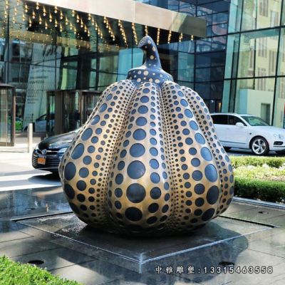 不锈钢广场南瓜雕塑
