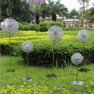 蒲公英景观不锈钢雕塑
