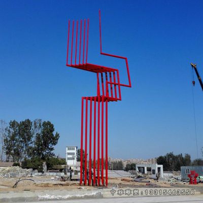 大型不锈钢管雕塑