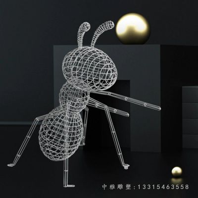 动物蚂蚁不锈钢雕塑