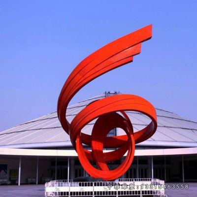 不锈钢飘带景观雕塑