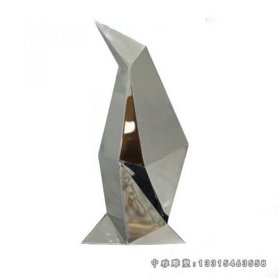 企鹅动物不锈钢摆件