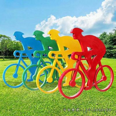 不锈钢公园赛车人物