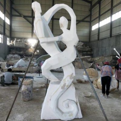 石雕广场人物雕塑