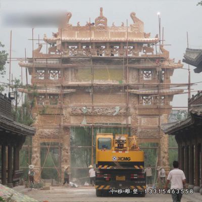 大型牌坊石雕雕塑