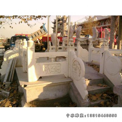 汉白玉升旗台石雕