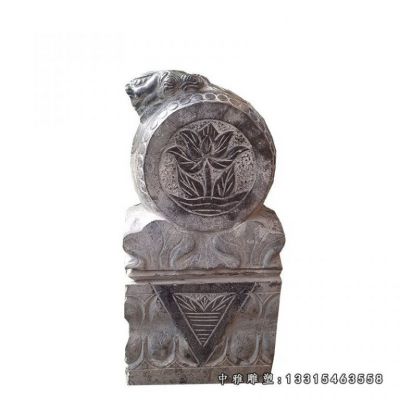 石雕宅门动物抱鼓石雕塑