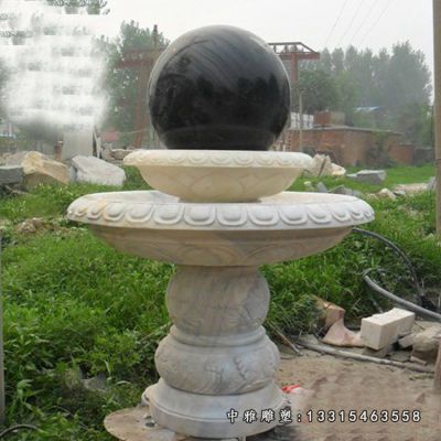 景区石雕风水球雕塑