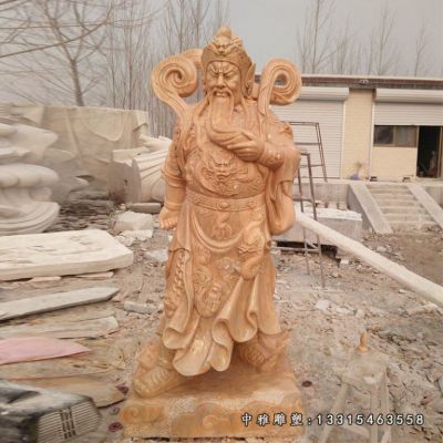 武财神石雕关公